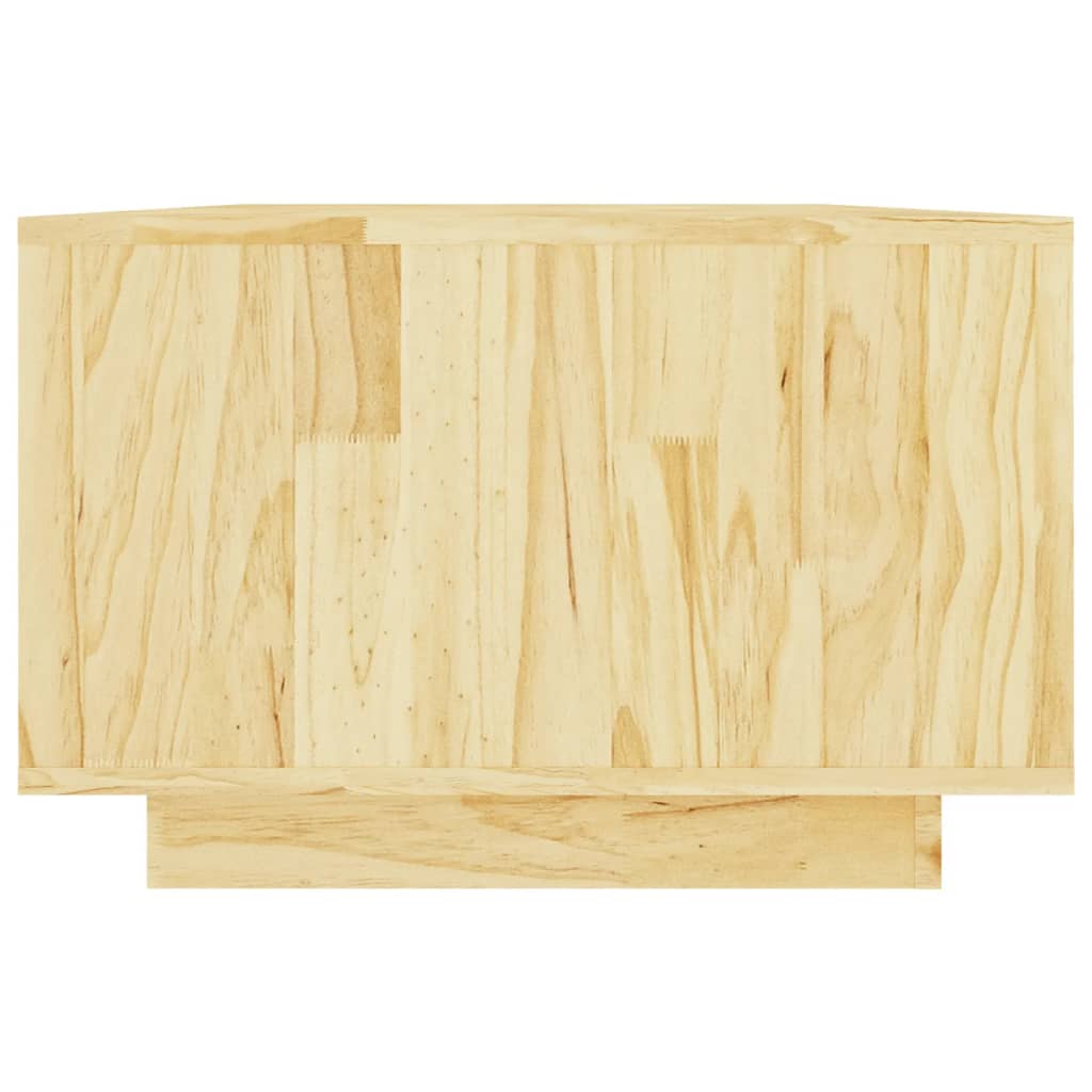 vidaXL Stolik kawowy, 110x50x33,5 cm, lite drewno sosnowe