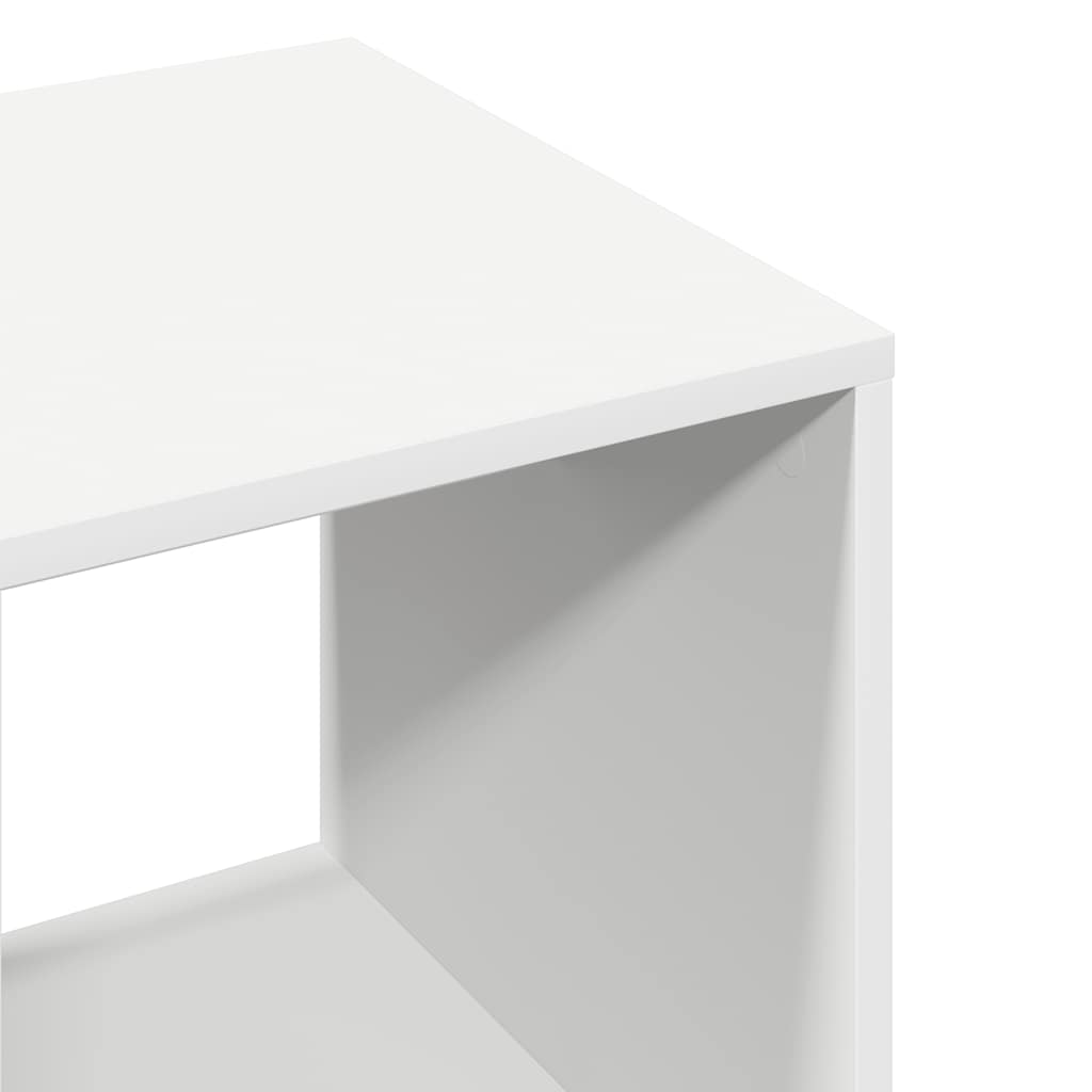 vidaXL Szafka, biała, 80x40x110 cm, materiał drewnopochodny