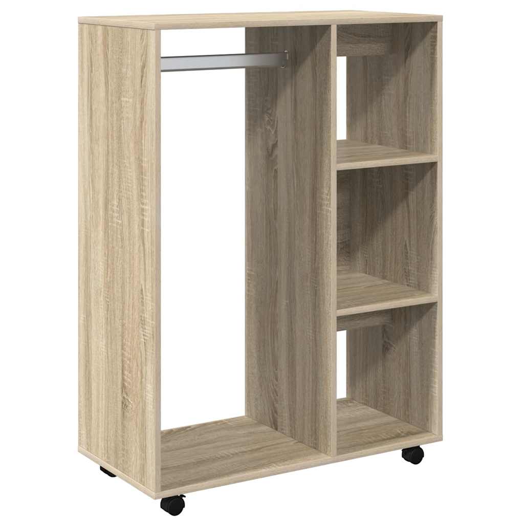 vidaXL Szafka, dąb sonoma, 80x40x110 cm, materiał drewnopochodny