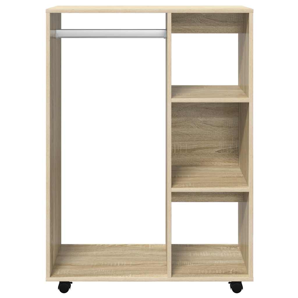 vidaXL Szafka, dąb sonoma, 80x40x110 cm, materiał drewnopochodny
