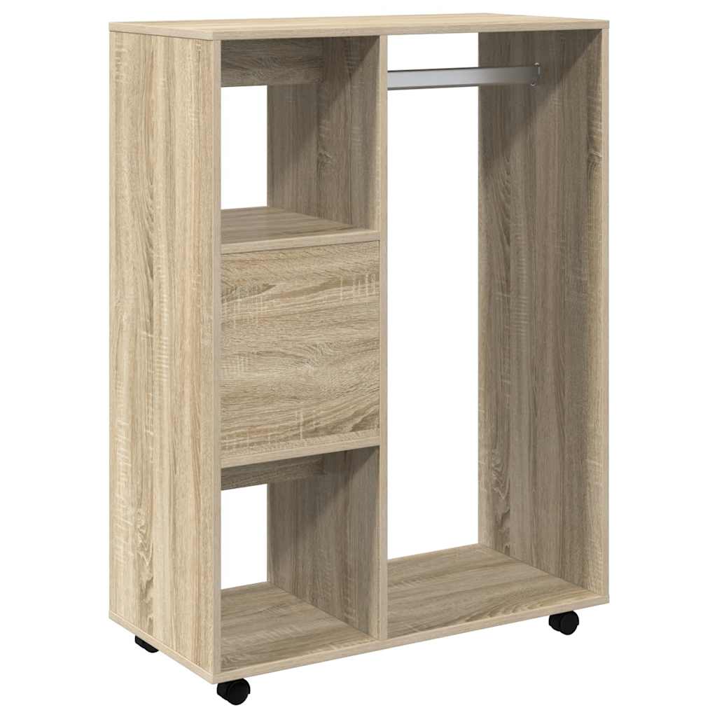 vidaXL Szafka, dąb sonoma, 80x40x110 cm, materiał drewnopochodny
