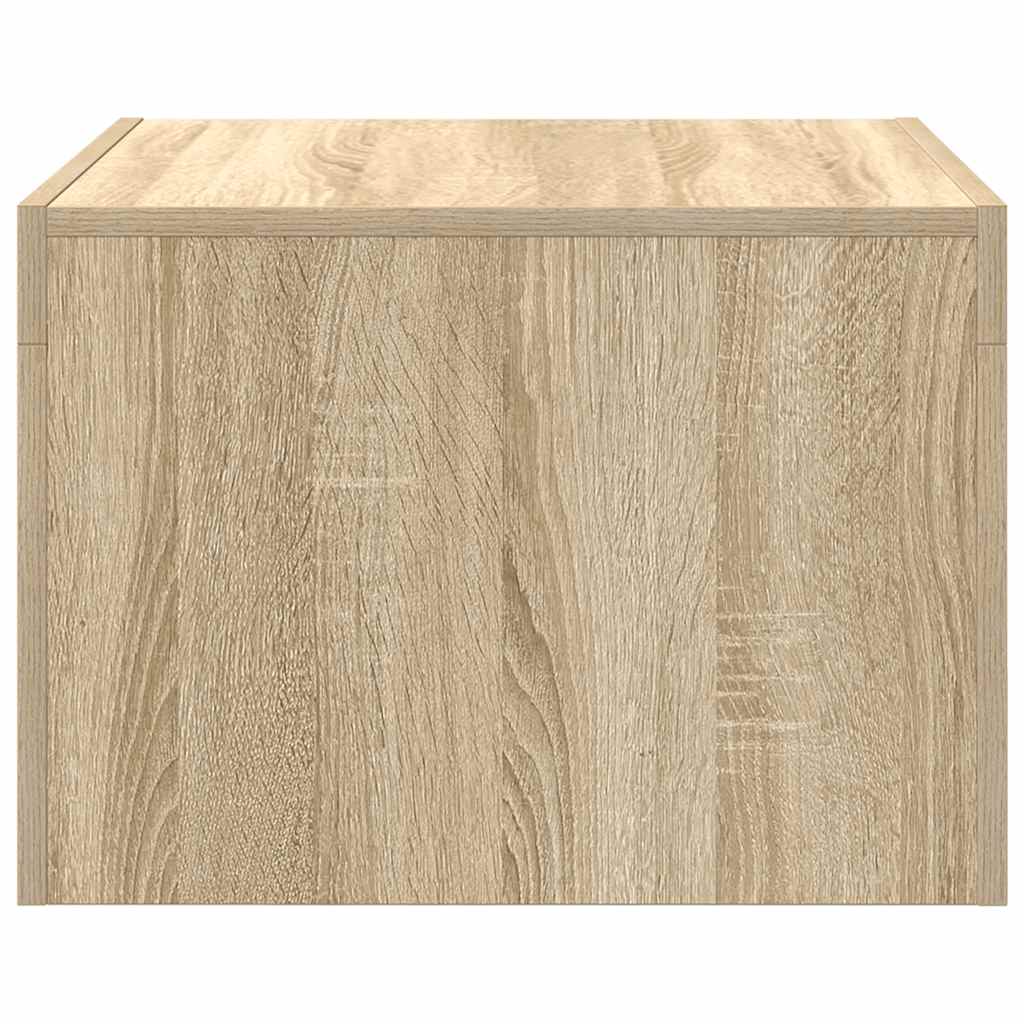 vidaXL Stolik kawowy, dąb sonoma, 50x50x35 cm, materiał drewnopochodny