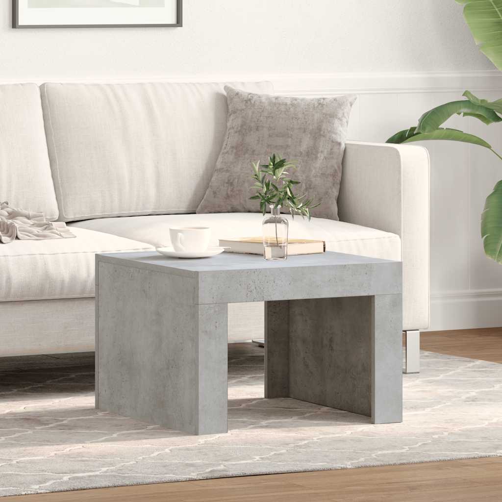 vidaXL Stolik kawowy, betonowy, 50x50x35 cm, materiał drewnopochodny