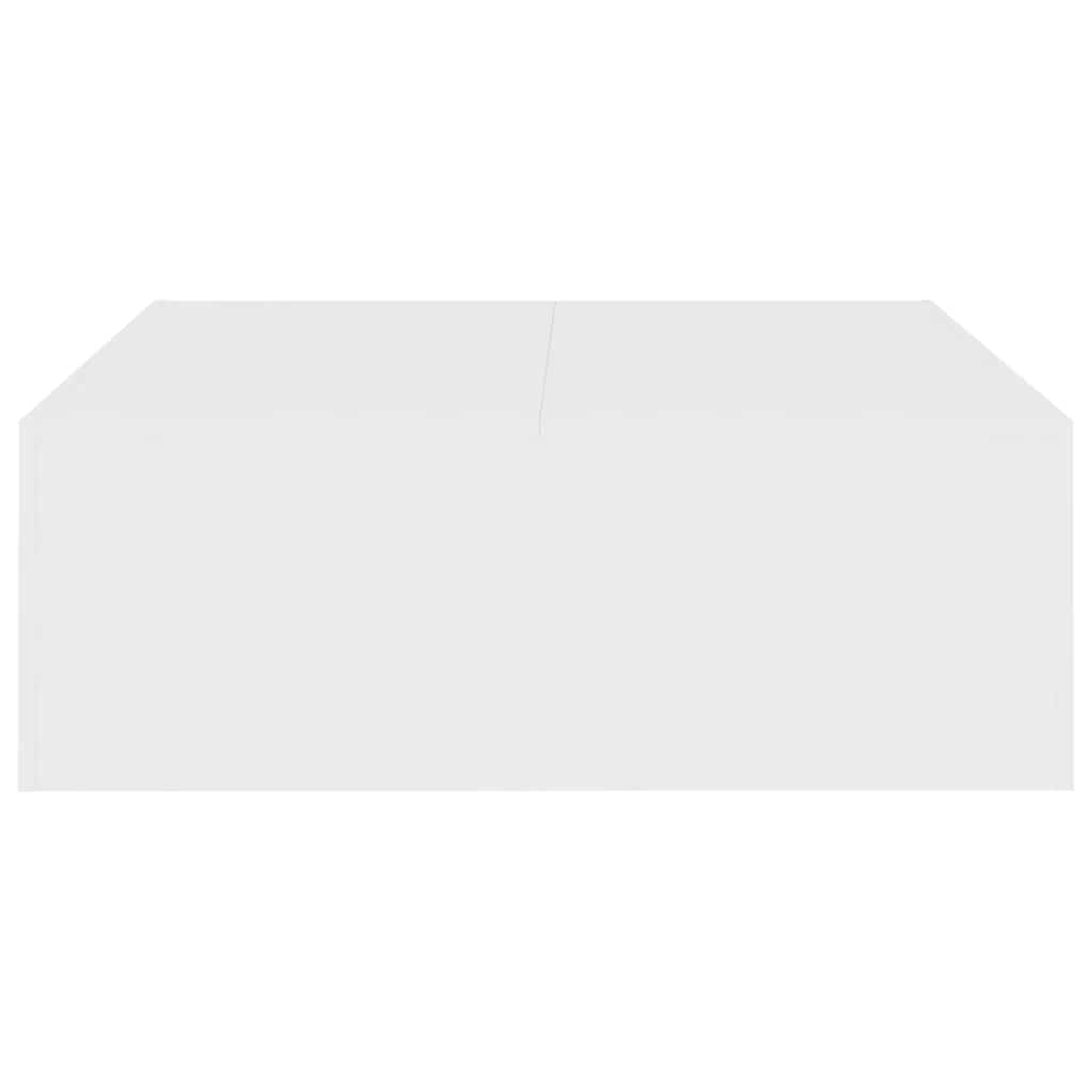 vidaXL Stolik kawowy, biały, 100x100x35 cm, materiał drewnopochodny