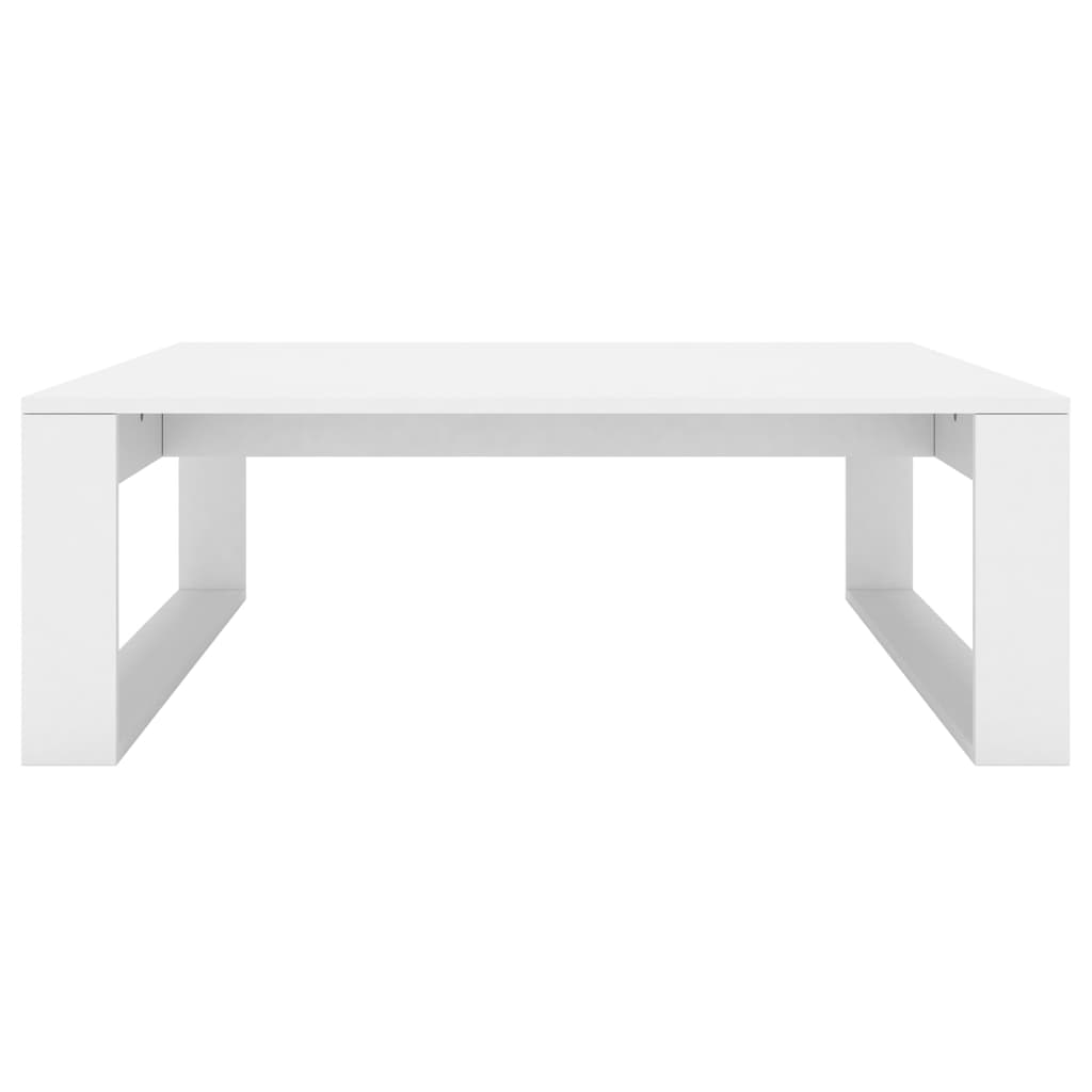 vidaXL Stolik kawowy, biały, 100x100x35 cm, materiał drewnopochodny