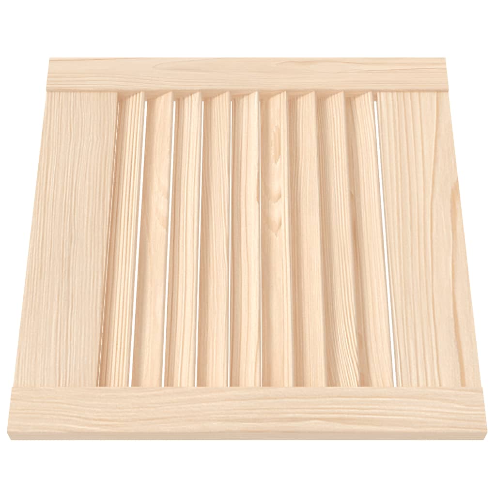 vidaXL Drzwi żaluzjowe do szafki, 4 szt., 39,5x39,4 cm, drewno sosnowe
