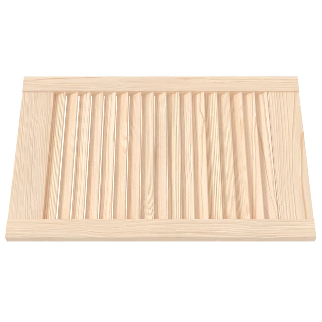 vidaXL Drzwi żaluzjowe do szafki, 4 szt., 61,5x39,4 cm, drewno sosnowe