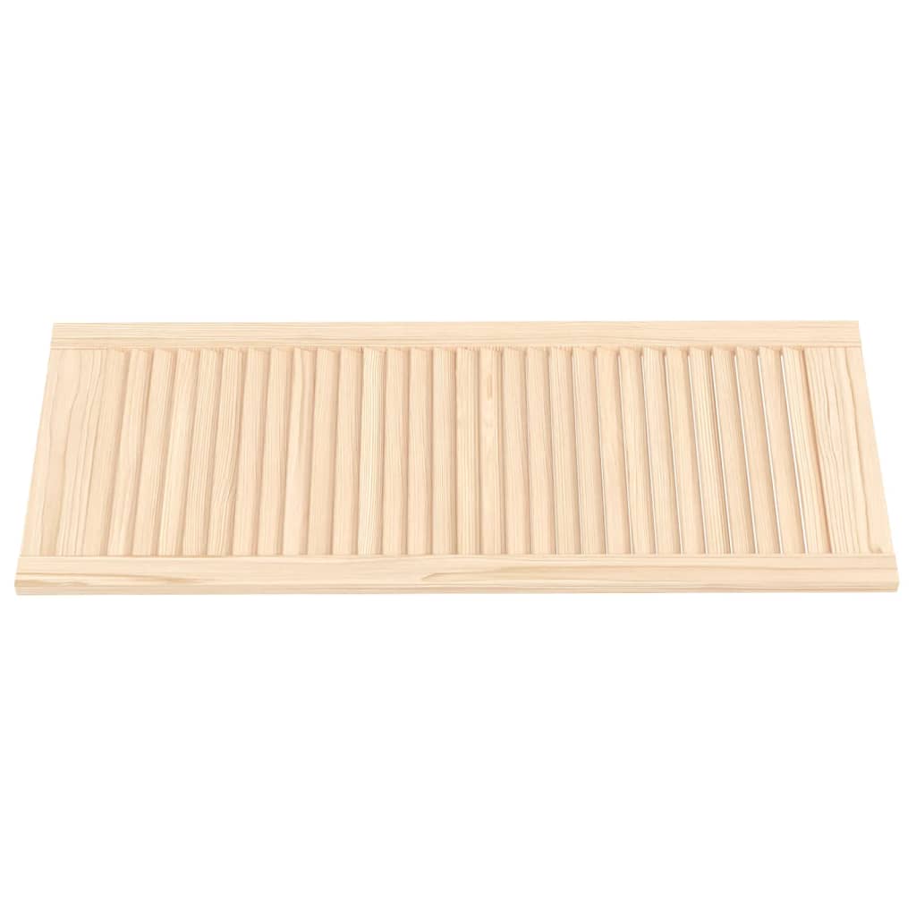 vidaXL Drzwi żaluzjowe do szafki, 99,3x39,4 cm, lite drewno sosnowe