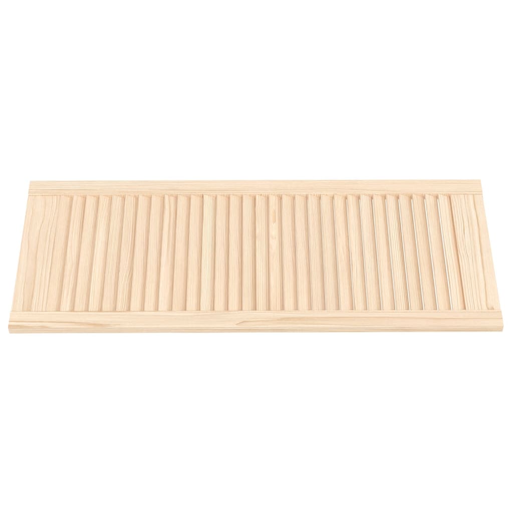 vidaXL Drzwi żaluzjowe do szafki, 4 szt., 99,3x39,4 cm, drewno sosnowe