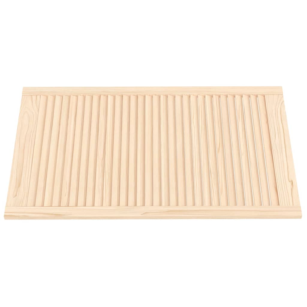 vidaXL Drzwi żaluzjowe do szafki, 2 szt., 99,3x59,4 cm, drewno sosnowe