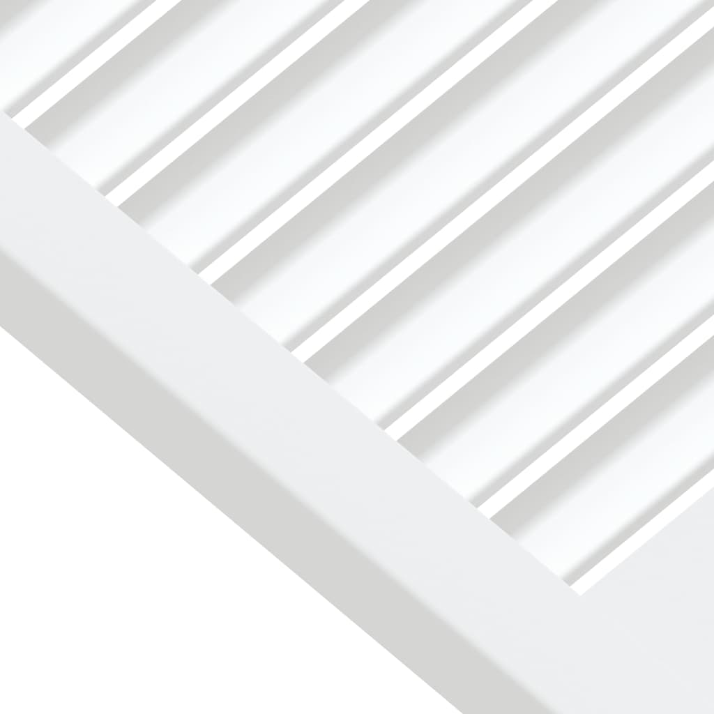 vidaXL Drzwi żaluzjowe do szafki, białe, 61,5x59,4 cm, sosnowe