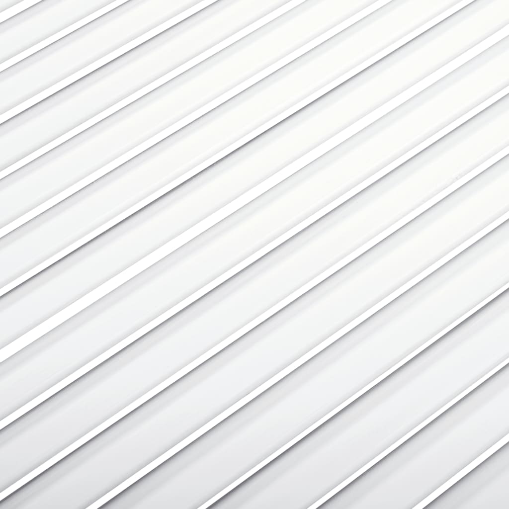 vidaXL Drzwi żaluzjowe do szafki, białe, 69x39,4 cm, sosnowe