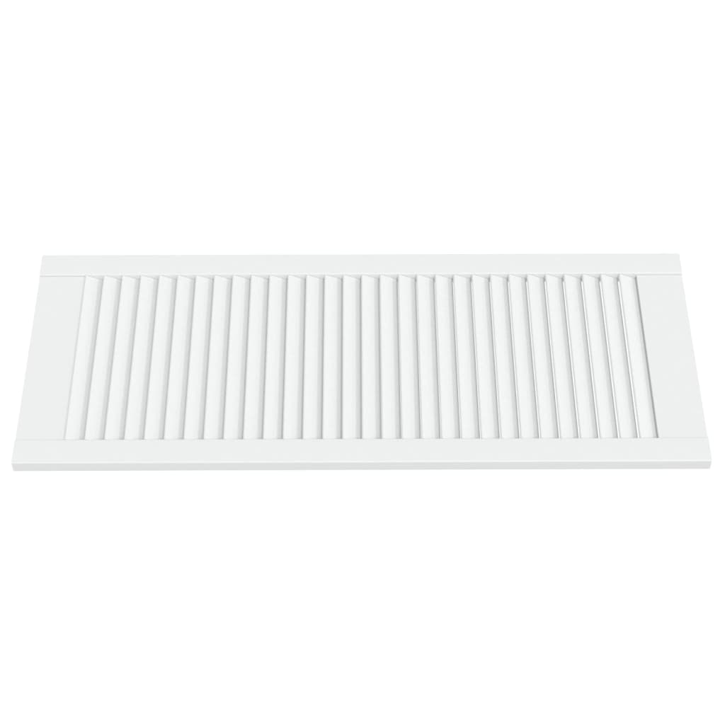 vidaXL Drzwi żaluzjowe do szafki, białe, 99,3x39,4 cm, sosnowe