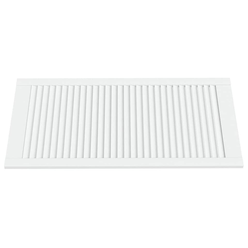 vidaXL Drzwi żaluzjowe do szafki, białe, 99,3x49,4 cm, sosnowe