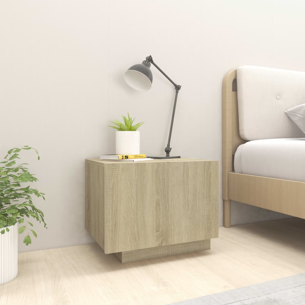 vidaXL Szafka nocna, dąb sonoma, 100x35x40 cm, płyta wiórowa