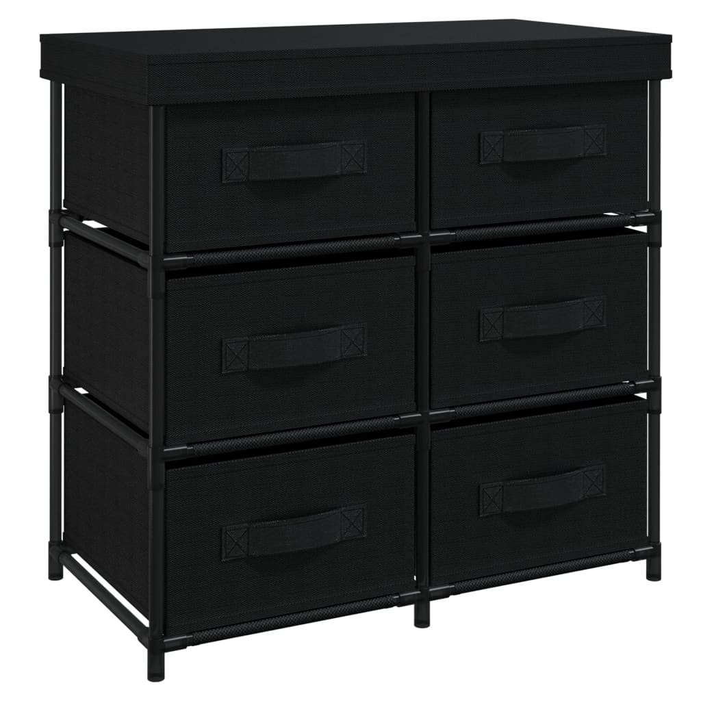 vidaXL Szafka z 6 szufladami, 55x29x55 cm, szara, stal