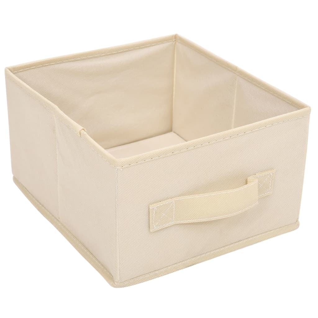 vidaXL Szafka z 6 szufladami, 55x29x55 cm, kremowa, stal