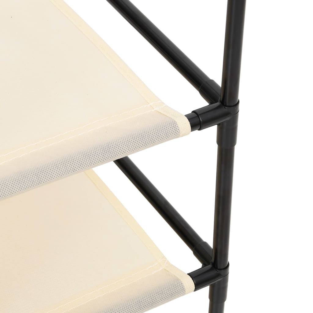 vidaXL Szafka z 6 szufladami, 55x29x55 cm, kremowa, stal
