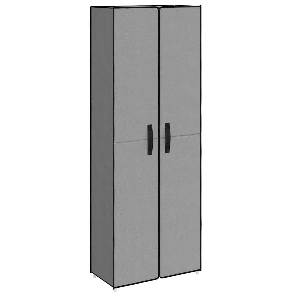 vidaXL Szafka na buty, szara, 60x30x166 cm, materiałowa