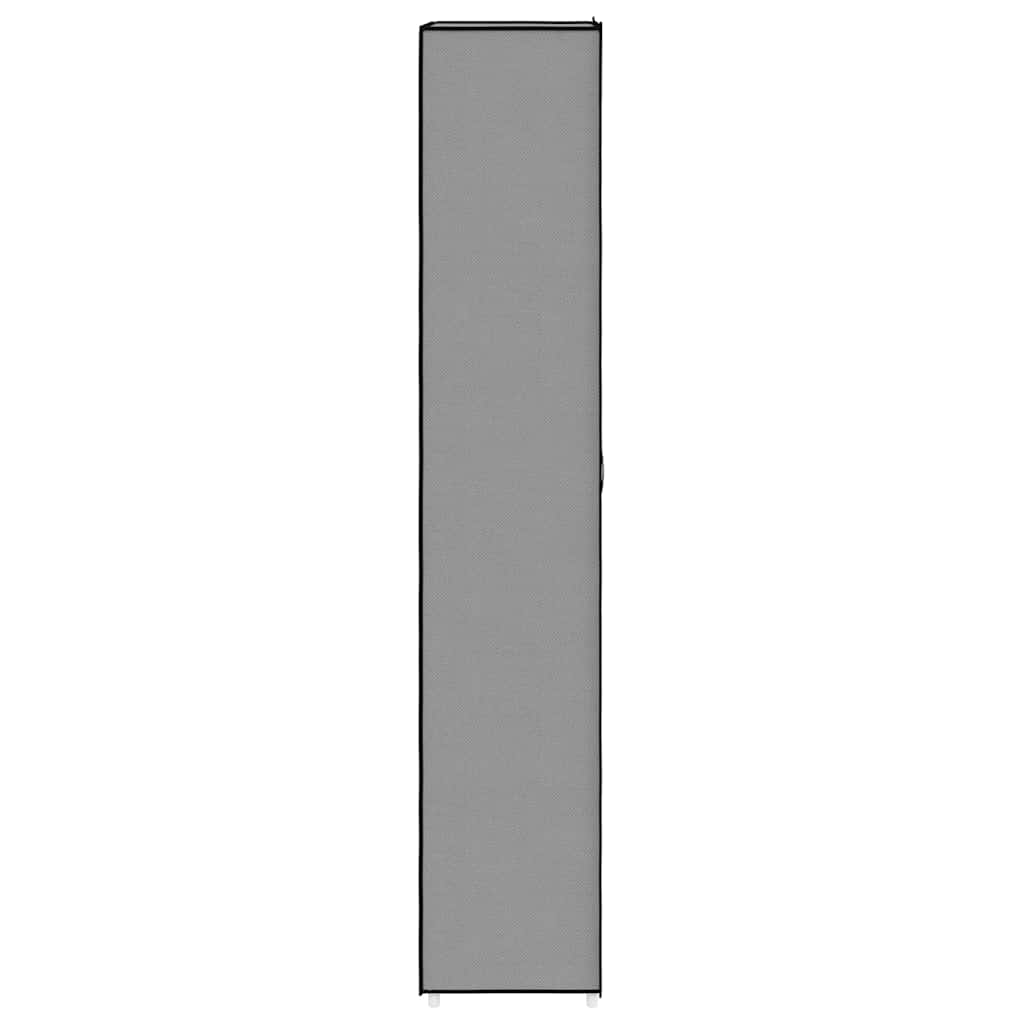 vidaXL Szafka na buty, szara, 60x30x166 cm, materiałowa