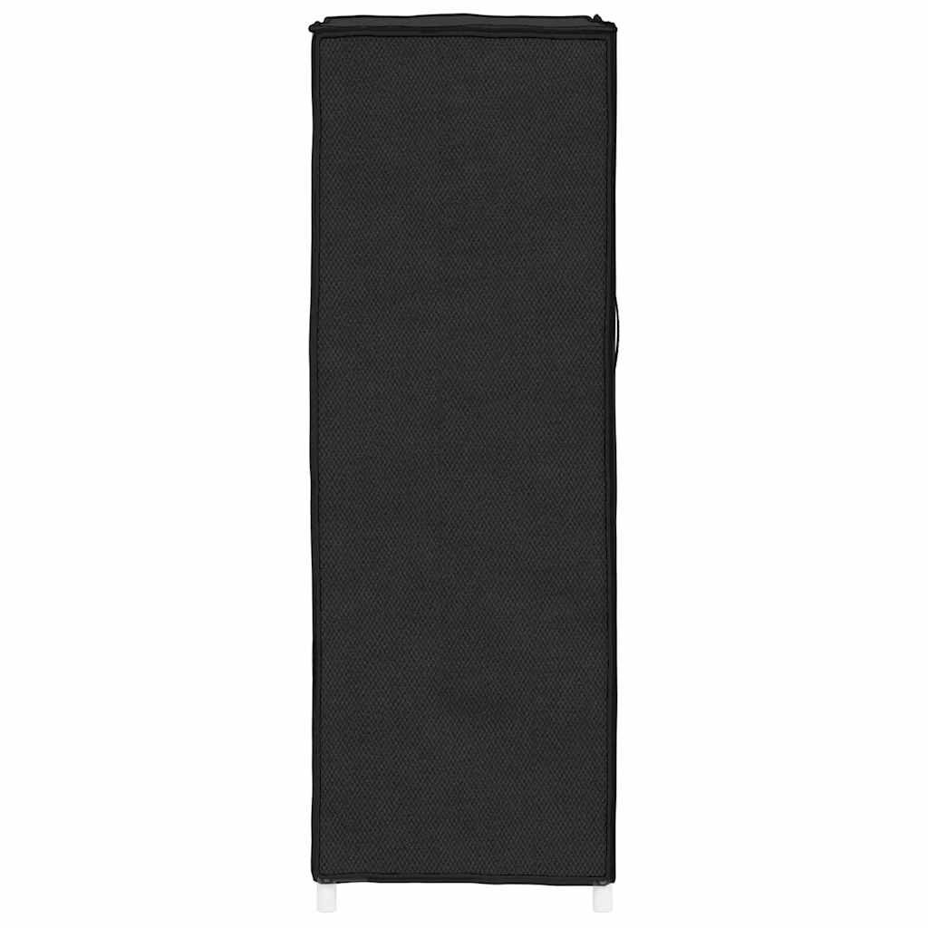 vidaXL Szafka na buty, czarna, 60x28x90 cm, materiałowa