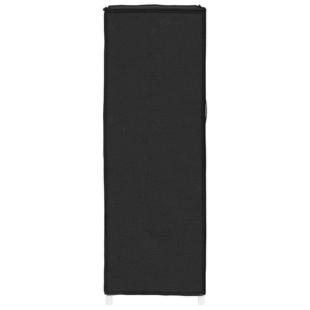 vidaXL Szafka na buty, czarna, 60x28x90 cm, materiałowa
