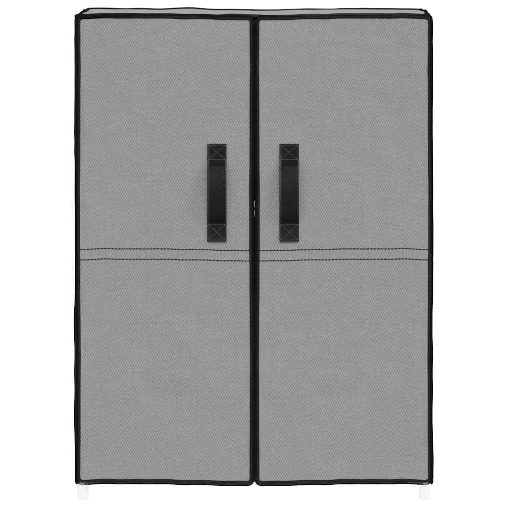 vidaXL Szafka na buty, szara, 60x28x90 cm, materiałowa