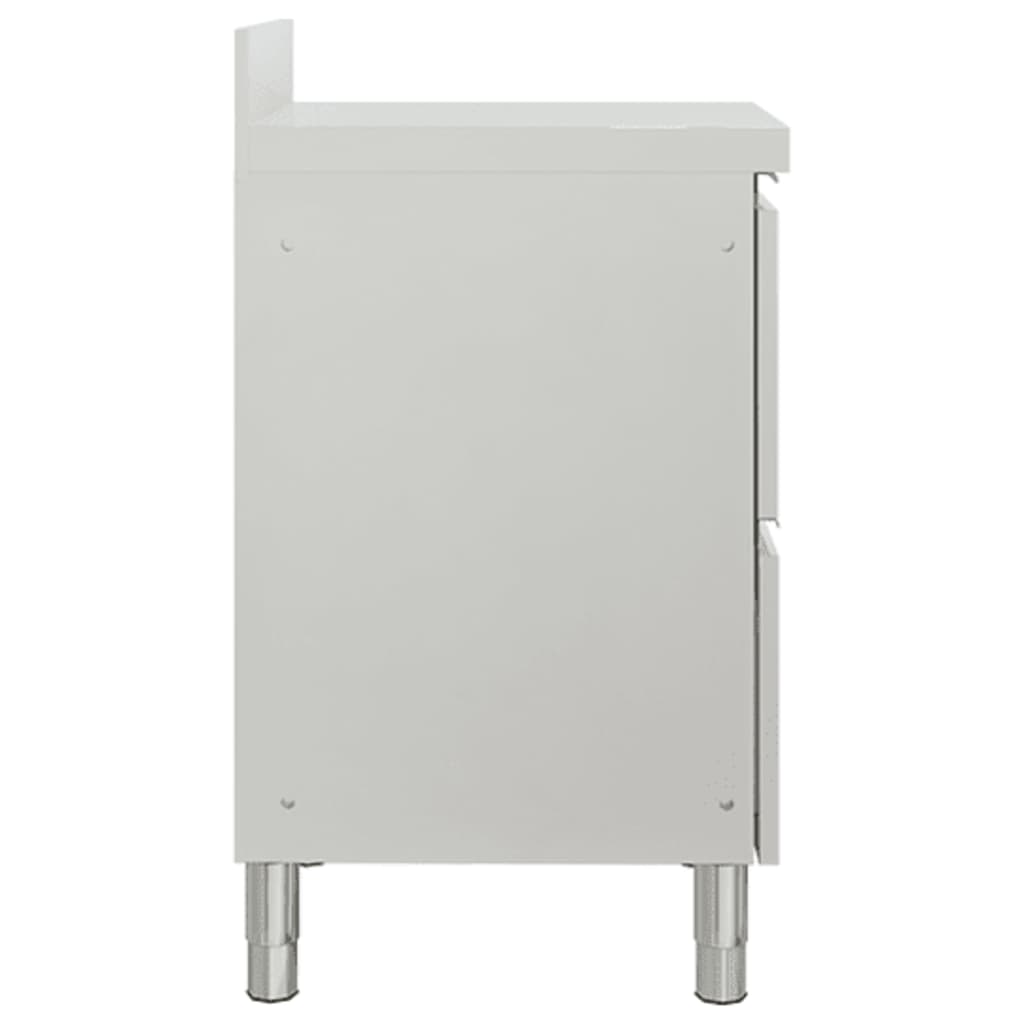 vidaXL Szafka kuchenna komercyjna z 2 szufladami 50x60x96 cm