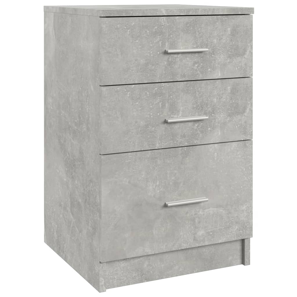 vidaXL Szafka nocna szarość betonu 40x40x63 cm materiał drewnopochodny