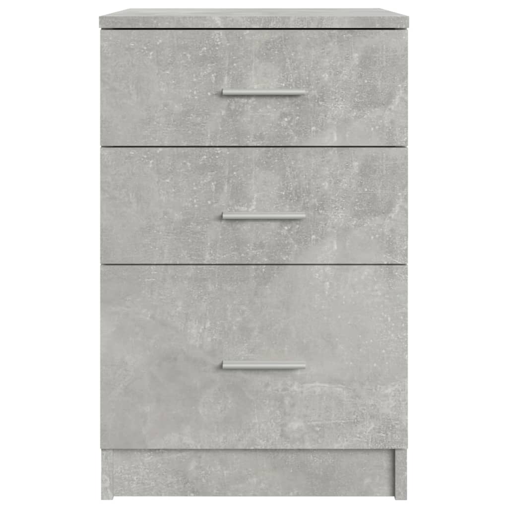 vidaXL Szafka nocna szarość betonu 40x40x63 cm materiał drewnopochodny