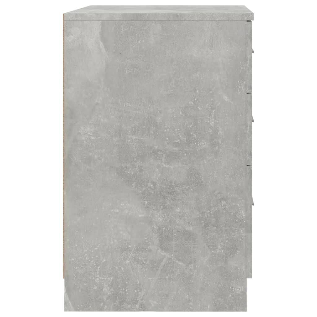 vidaXL Szafka nocna szarość betonu 40x40x63 cm materiał drewnopochodny