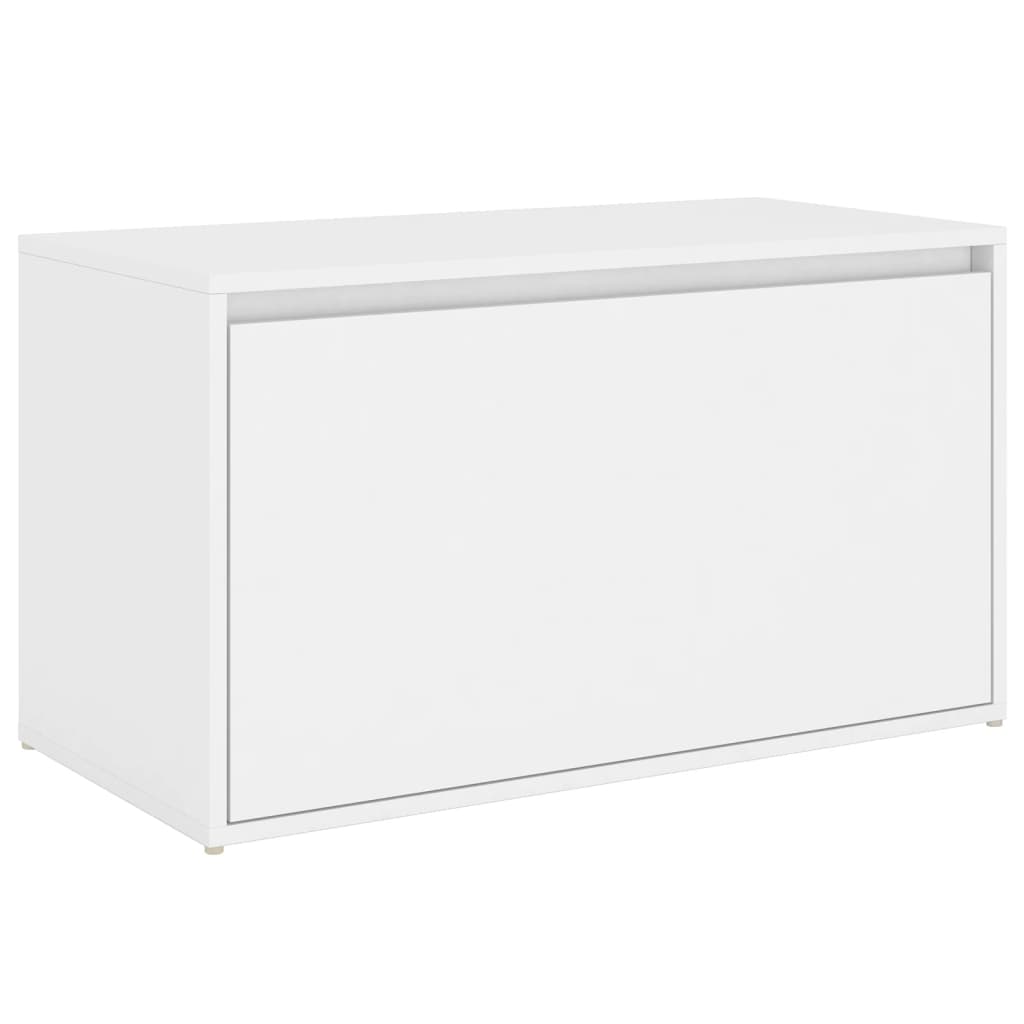 vidaXL Ławka do przedpokoju, biała 80x40x45 cm materiał drewnopochodny