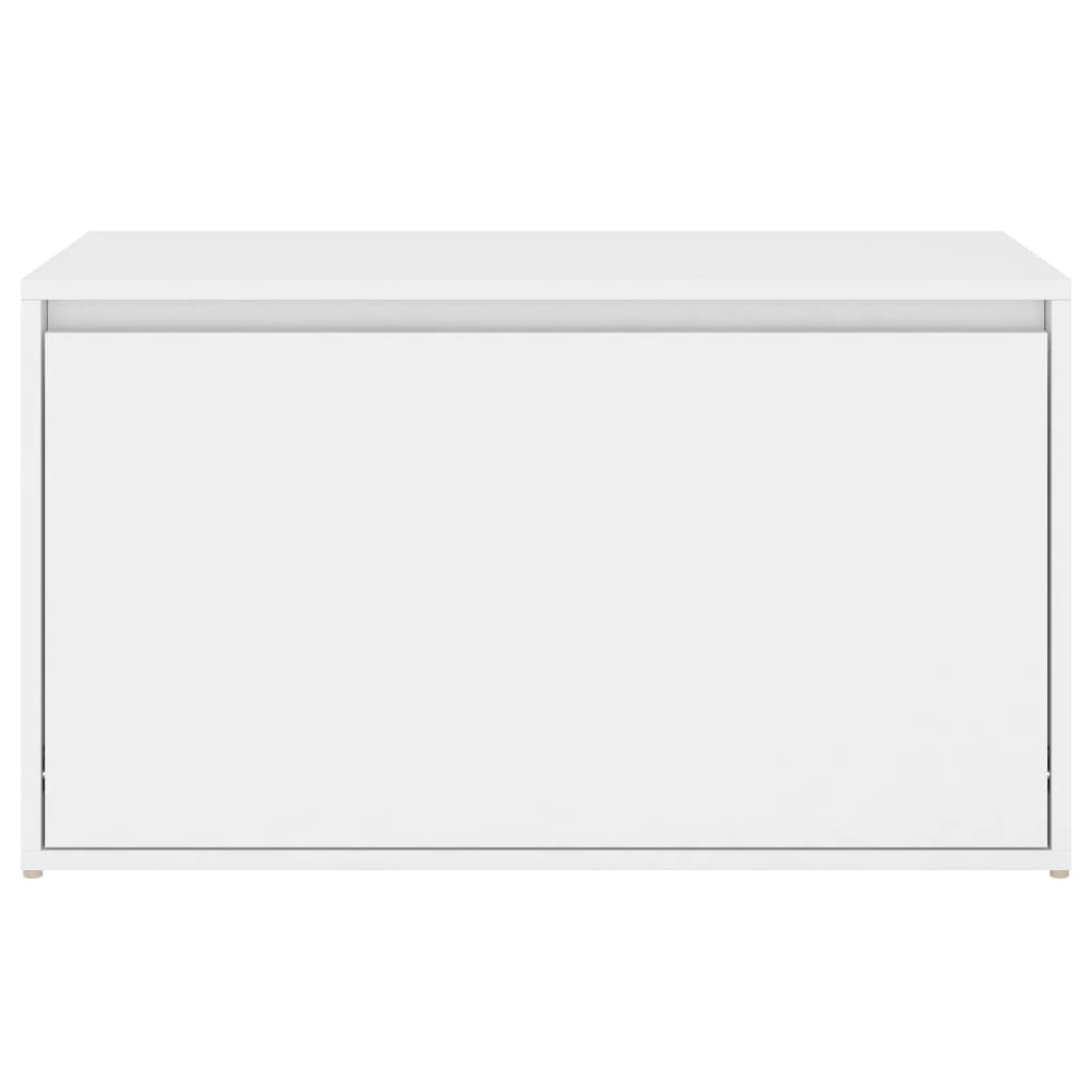 vidaXL Ławka do przedpokoju, biała 80x40x45 cm materiał drewnopochodny