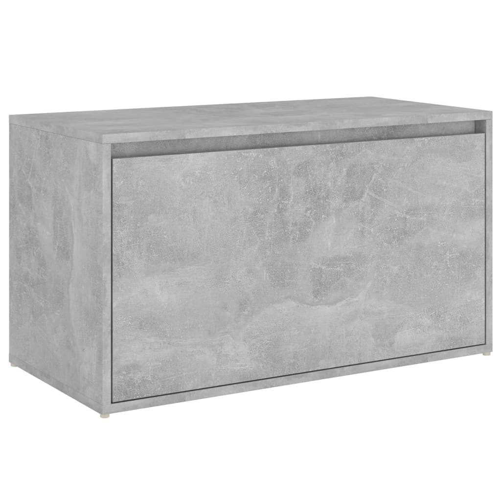 vidaXL Ławka do przedpokoju, 80x40x45 cm, szarość betonu