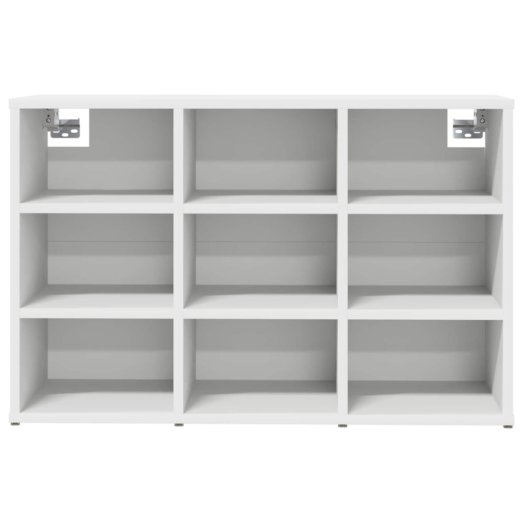 vidaXL Szafka na buty Biały 77,5 x 30 x 51 cm Materiał drewnopochodny