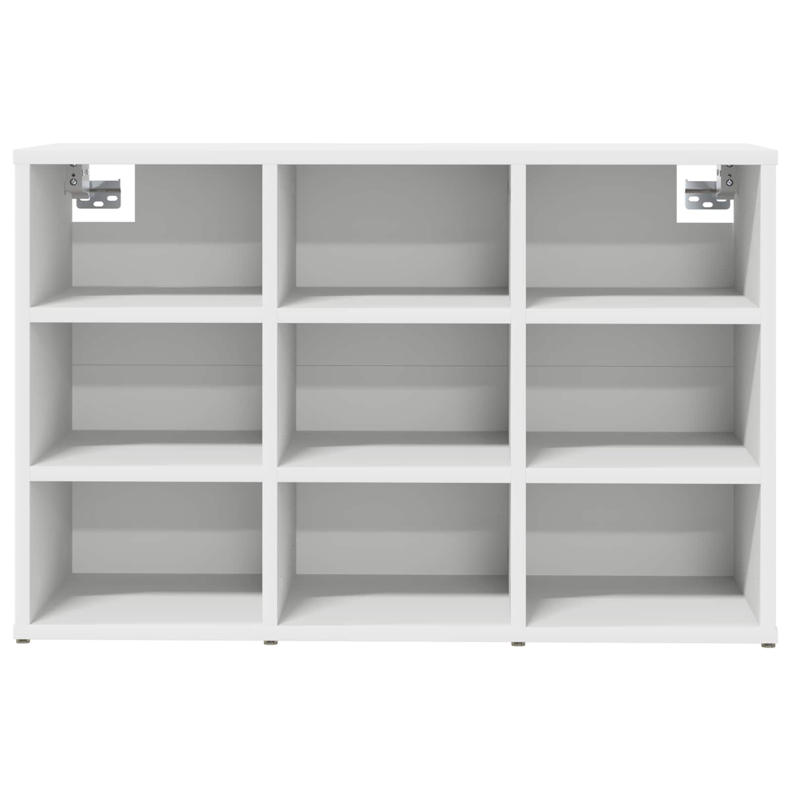 vidaXL Szafka na buty Biały 77,5 x 30 x 51 cm Materiał drewnopochodny