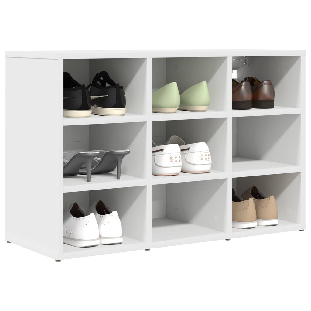 vidaXL Szafka na buty Biały 77,5 x 30 x 51 cm Materiał drewnopochodny