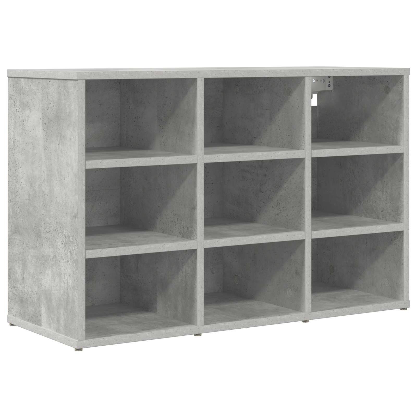 vidaXL Szafka na buty z półką Betonowy szary 77,5 x 30 x 51 cm