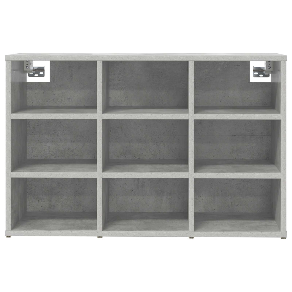 vidaXL Szafka na buty z półką Betonowy szary 77,5 x 30 x 51 cm