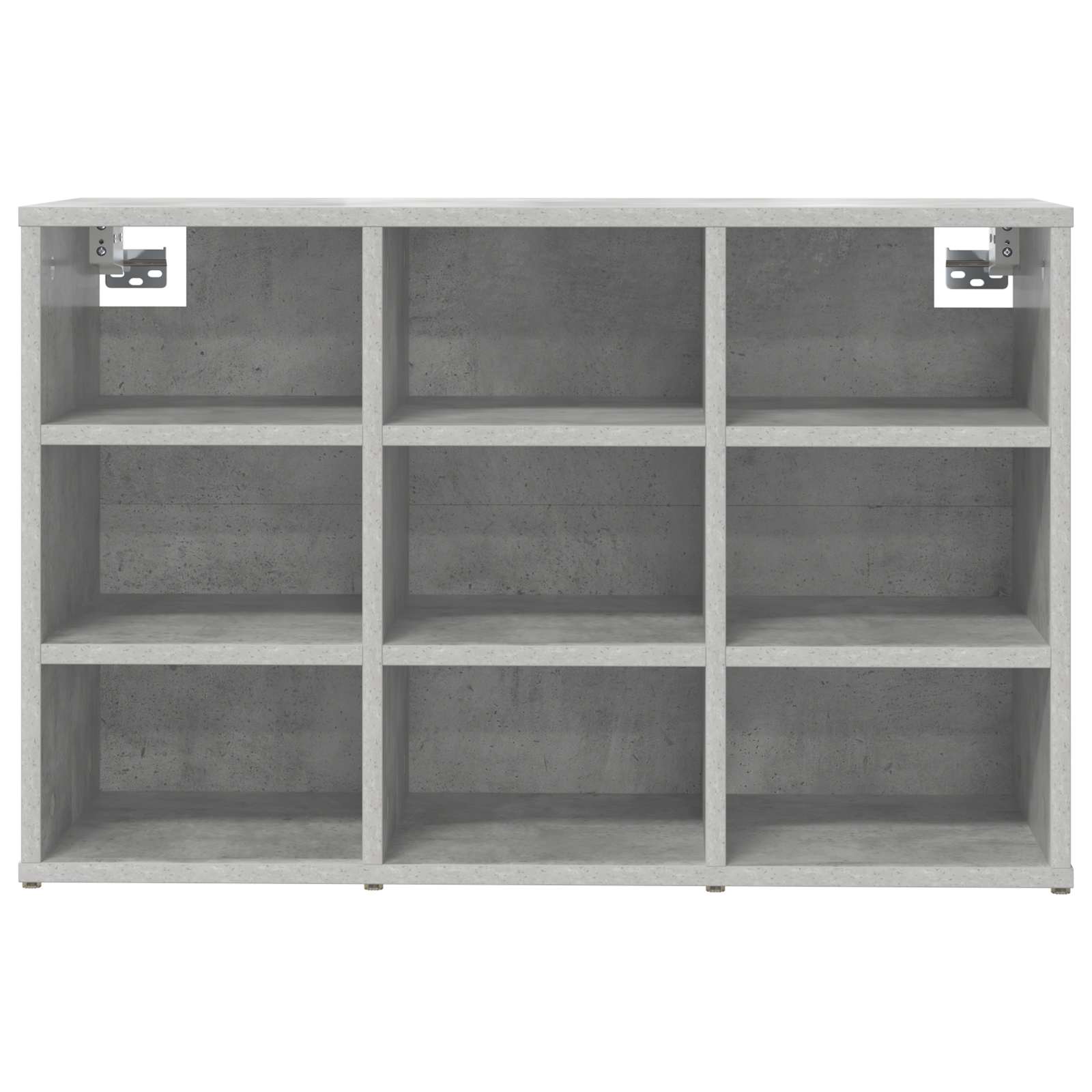 vidaXL Szafka na buty z półką Betonowy szary 77,5 x 30 x 51 cm