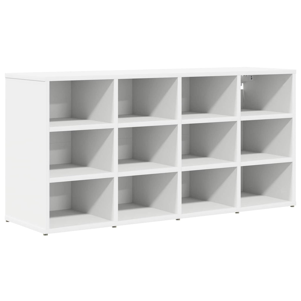 vidaXL Szafka na buty Biały 103 x 30 x 51 cm Materiał drewnopochodny