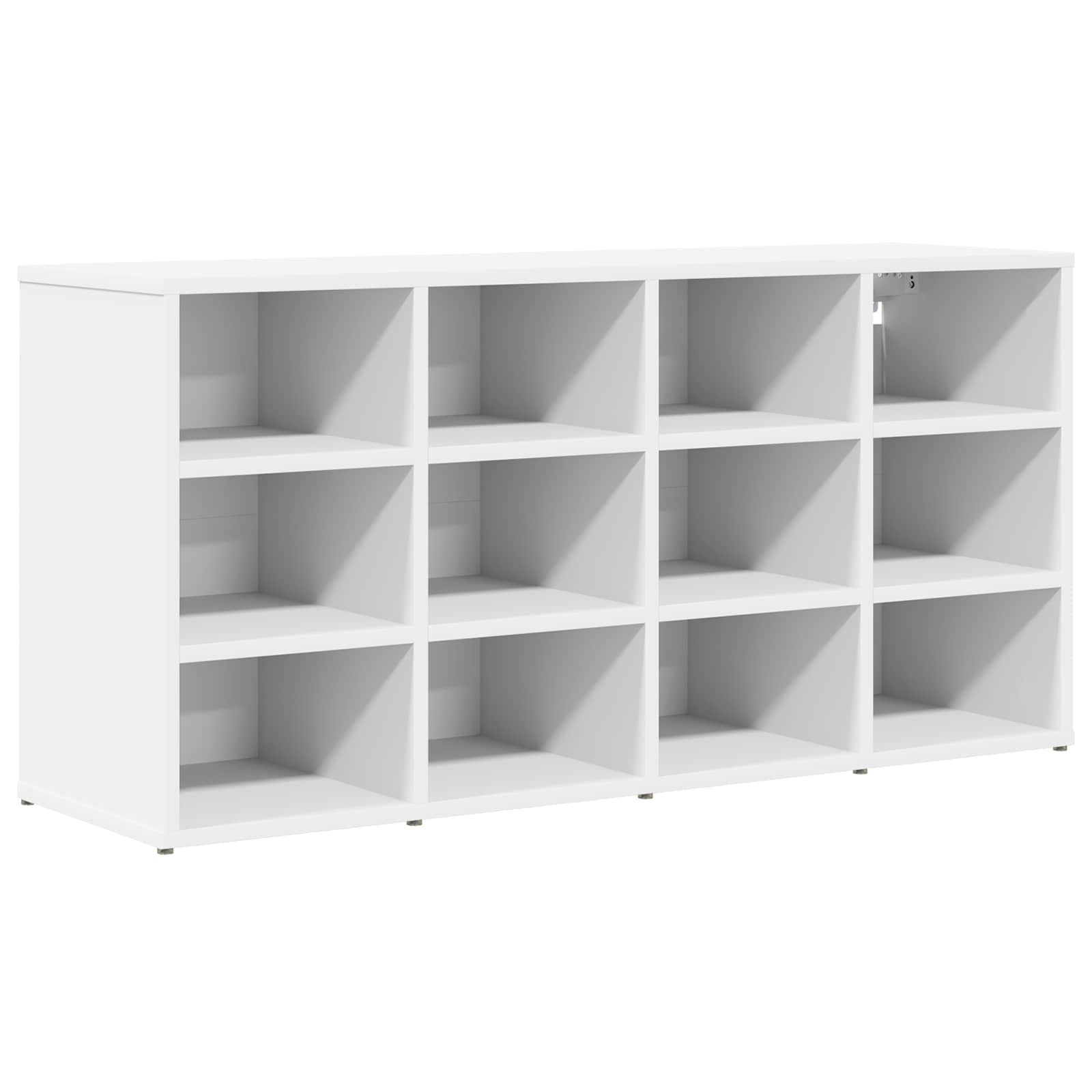 vidaXL Szafka na buty Biały 103 x 30 x 51 cm Materiał drewnopochodny