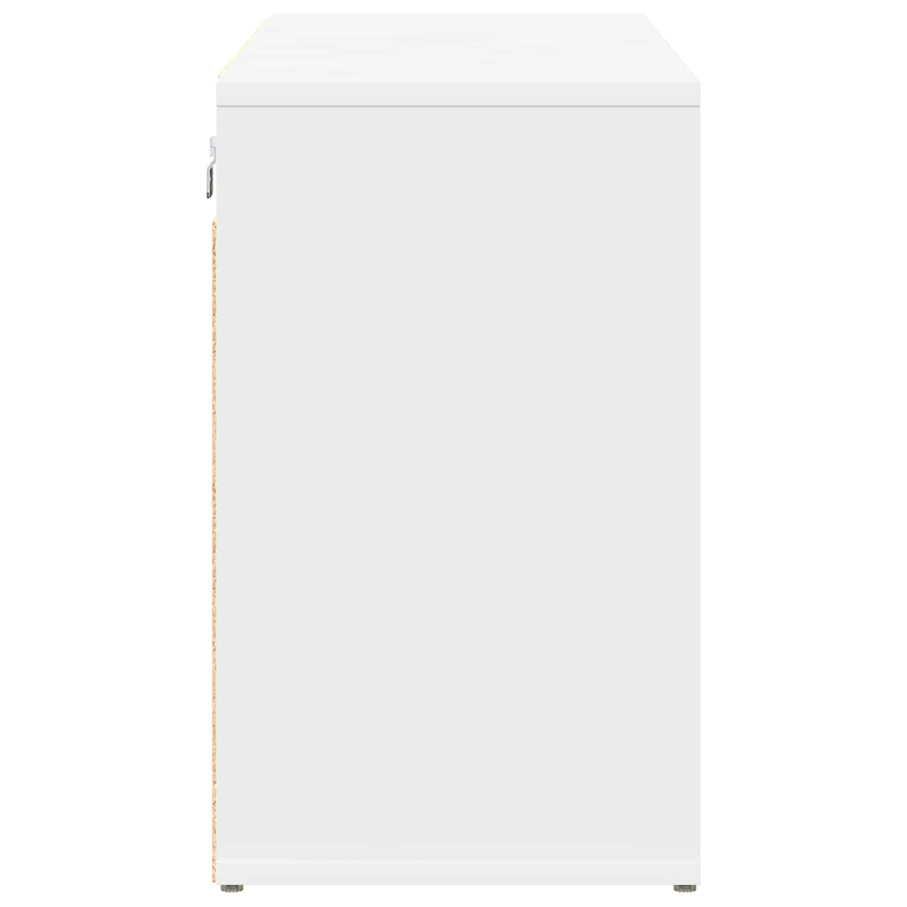 vidaXL Szafka na buty Biały 103 x 30 x 51 cm Materiał drewnopochodny