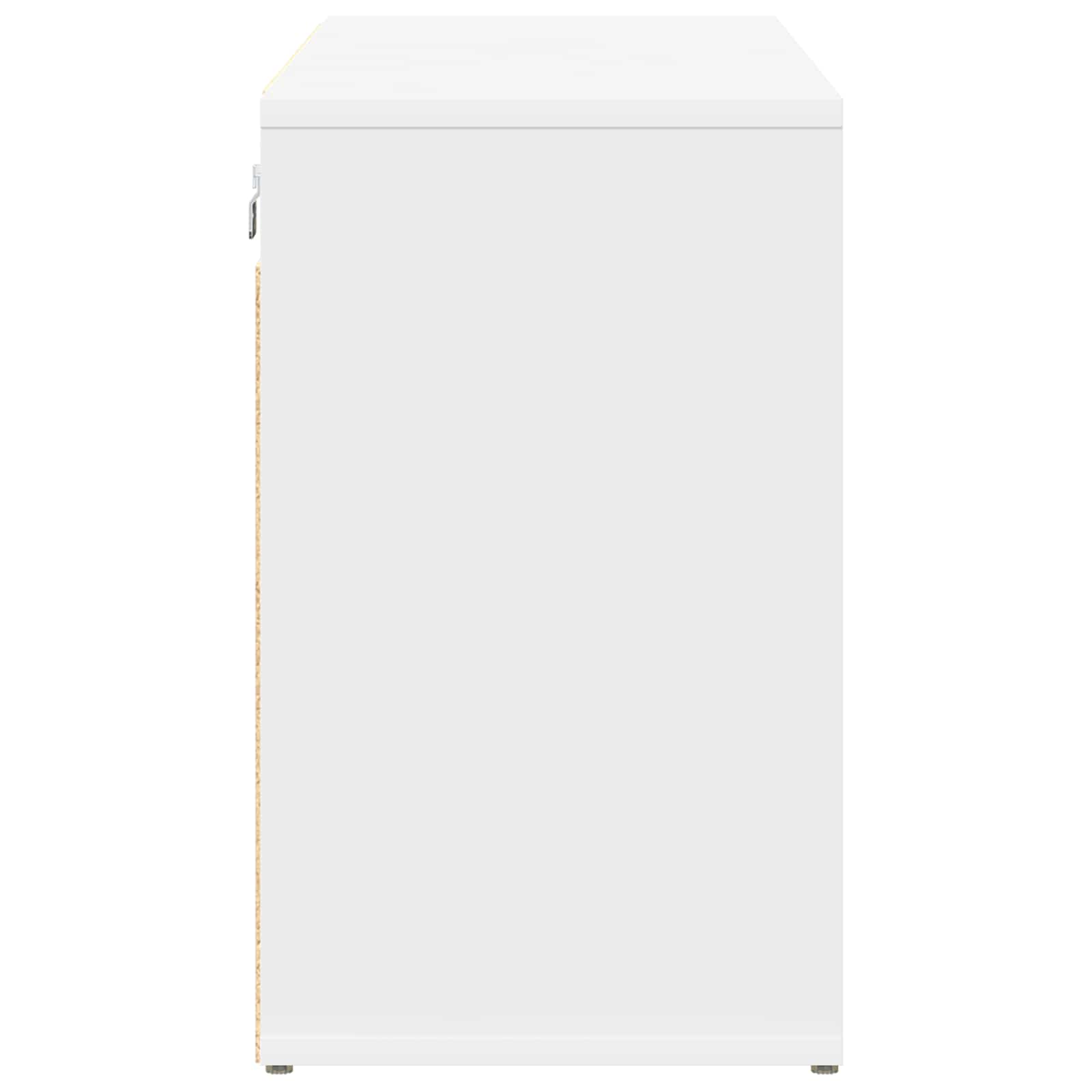 vidaXL Szafka na buty Biały 103 x 30 x 51 cm Materiał drewnopochodny