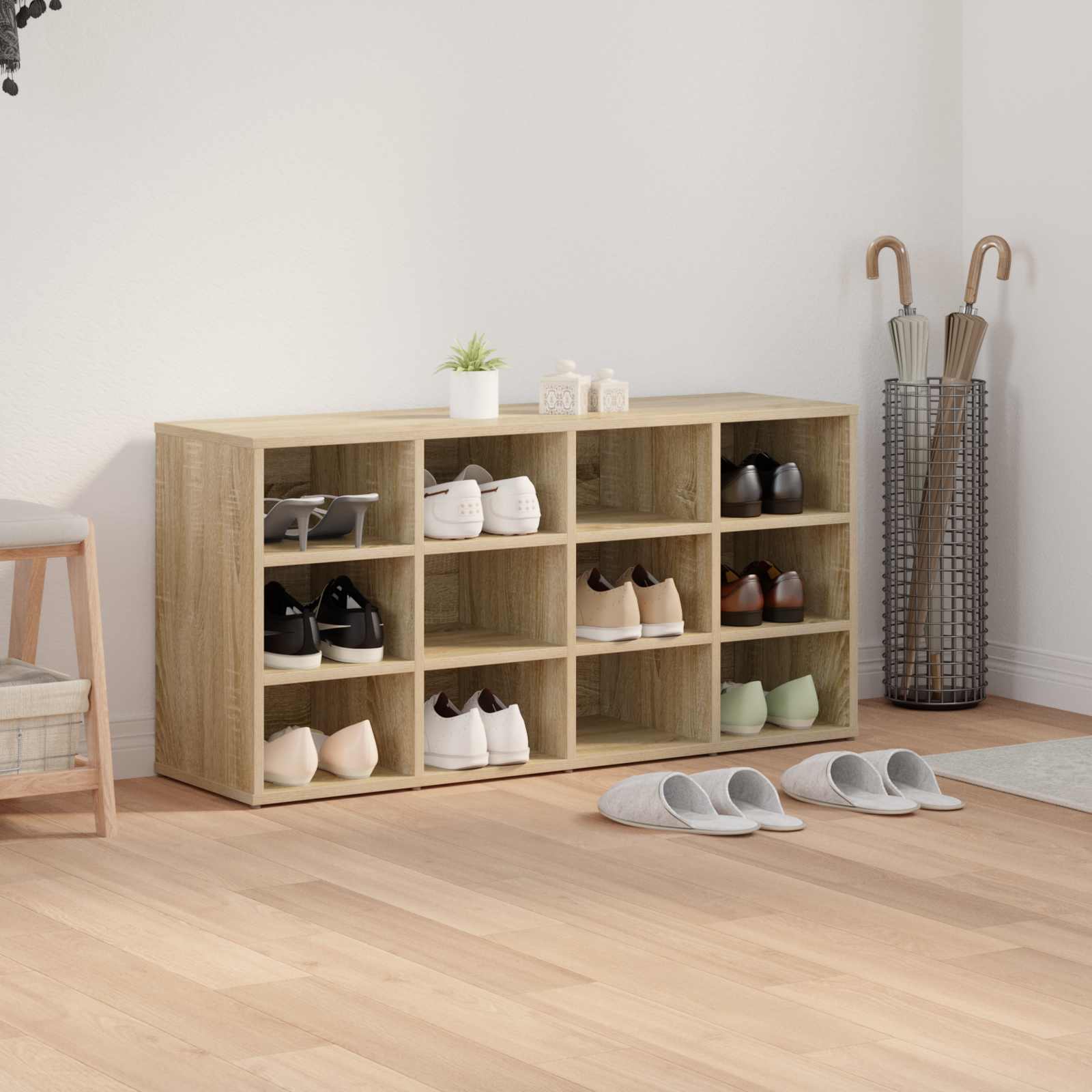 vidaXL Szafka na buty z półką Dąb Sonoma 103 x 30 x 51 cm