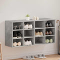 vidaXL Szafka na buty z półką Betonowy szary 103 x 30 x 51 cm