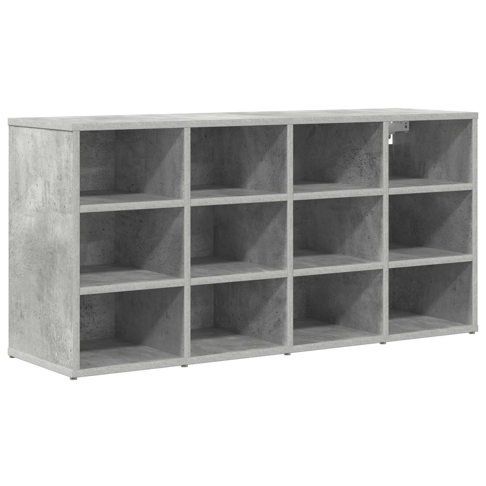 vidaXL Szafka na buty z półką Betonowy szary 103 x 30 x 51 cm