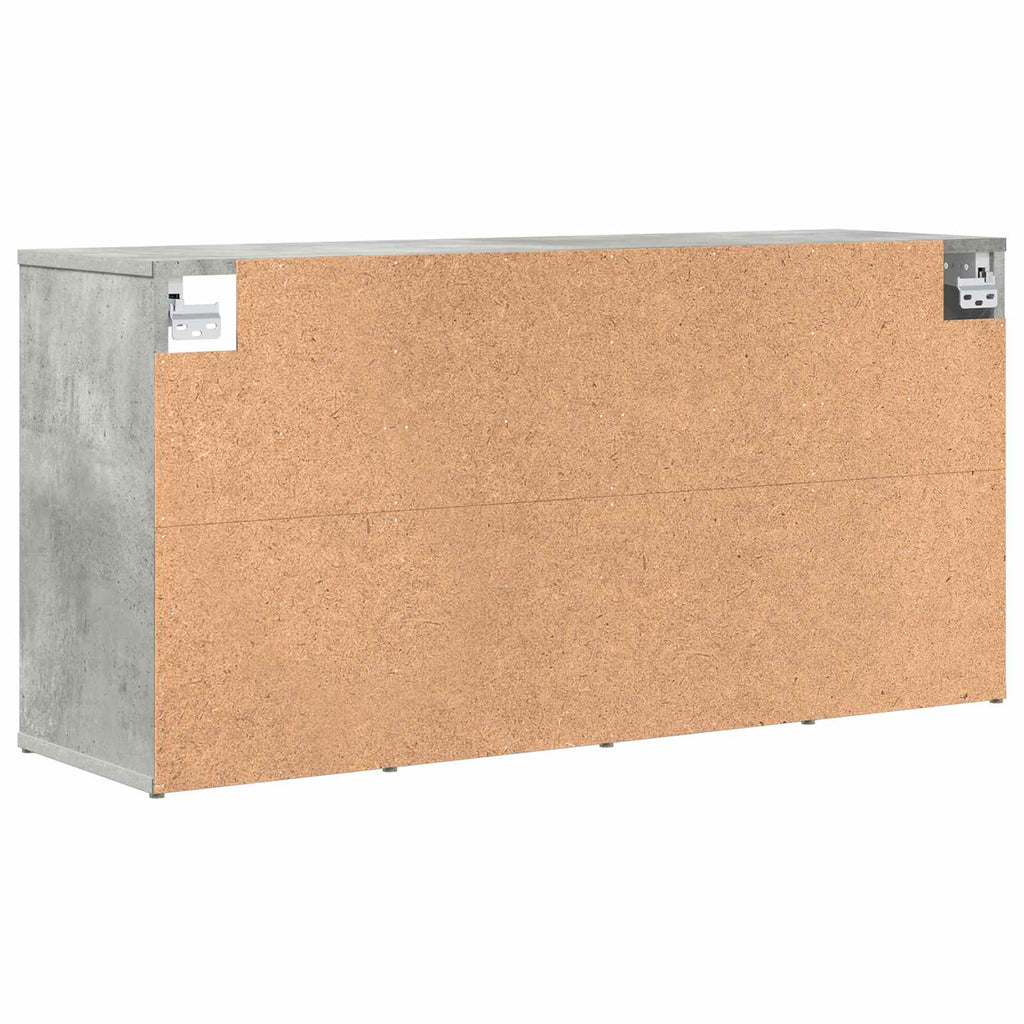vidaXL Szafka na buty z półką Betonowy szary 103 x 30 x 51 cm
