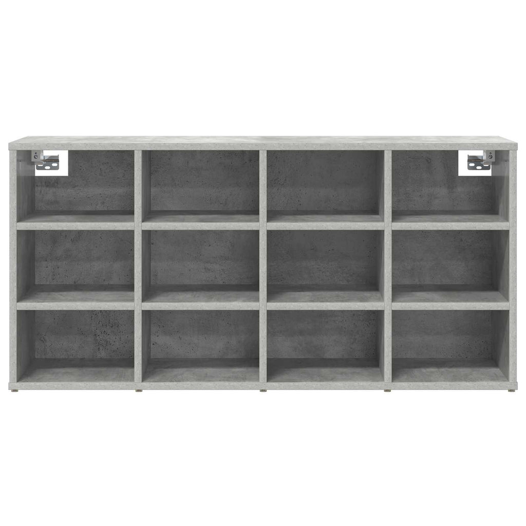 vidaXL Szafka na buty z półką Betonowy szary 103 x 30 x 51 cm