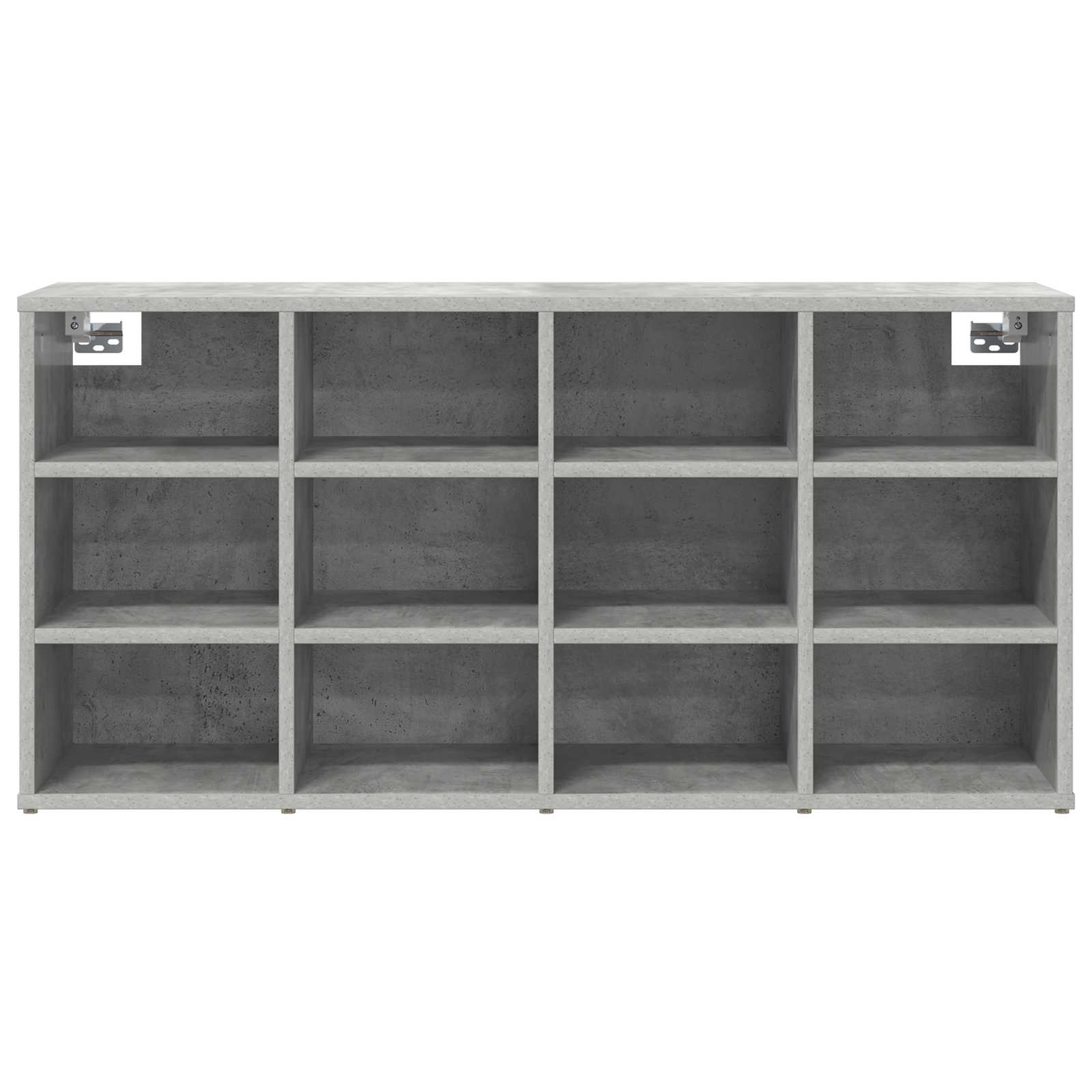 vidaXL Szafka na buty z półką Betonowy szary 103 x 30 x 51 cm